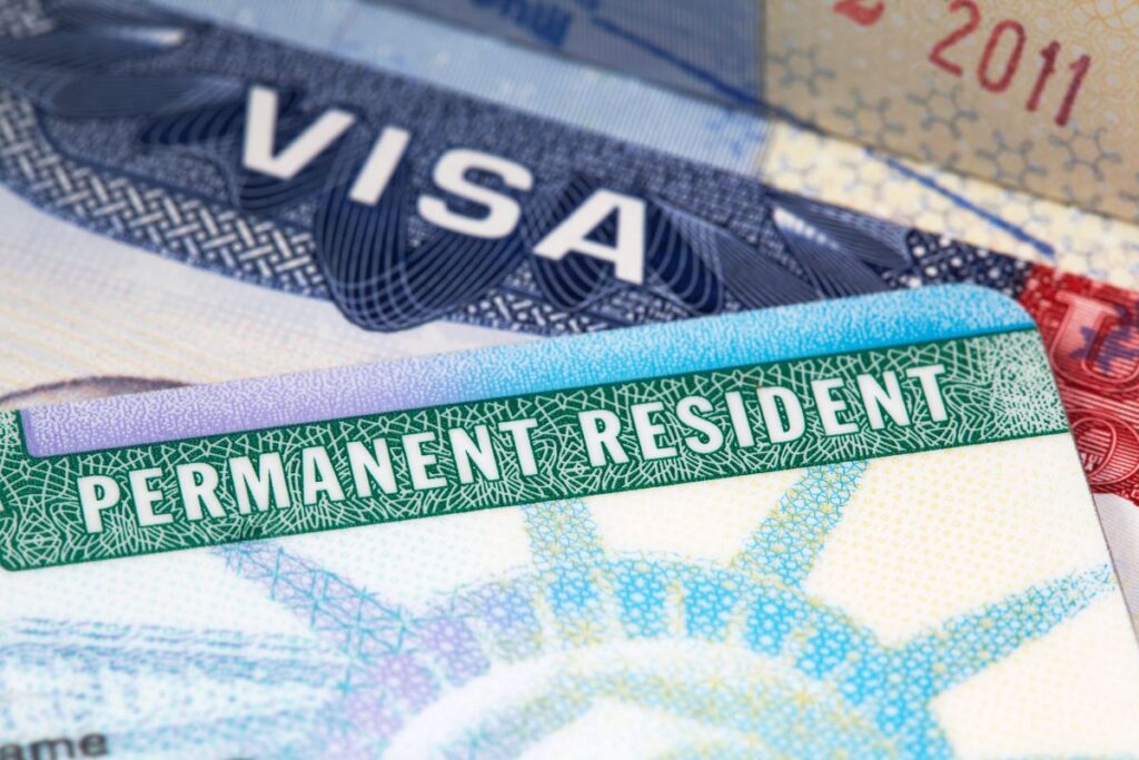 greencard and visa